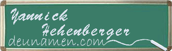Yannick Hehenberger Visitenkarte